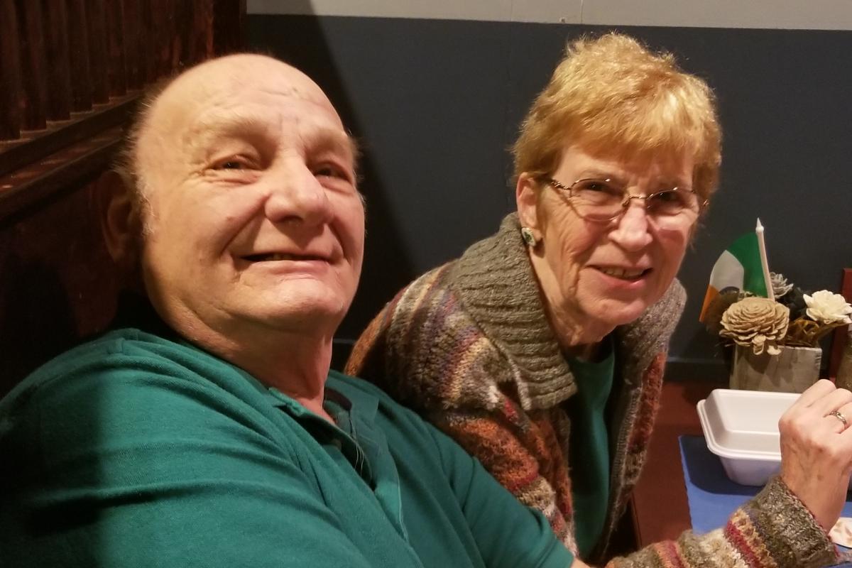 Couple Seated in Booth 2