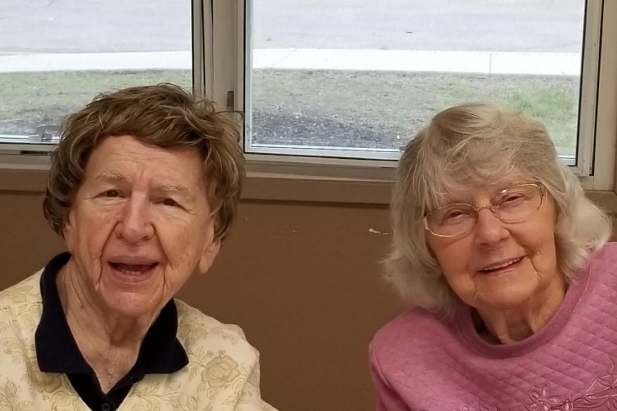 Supper Series Guests by Window