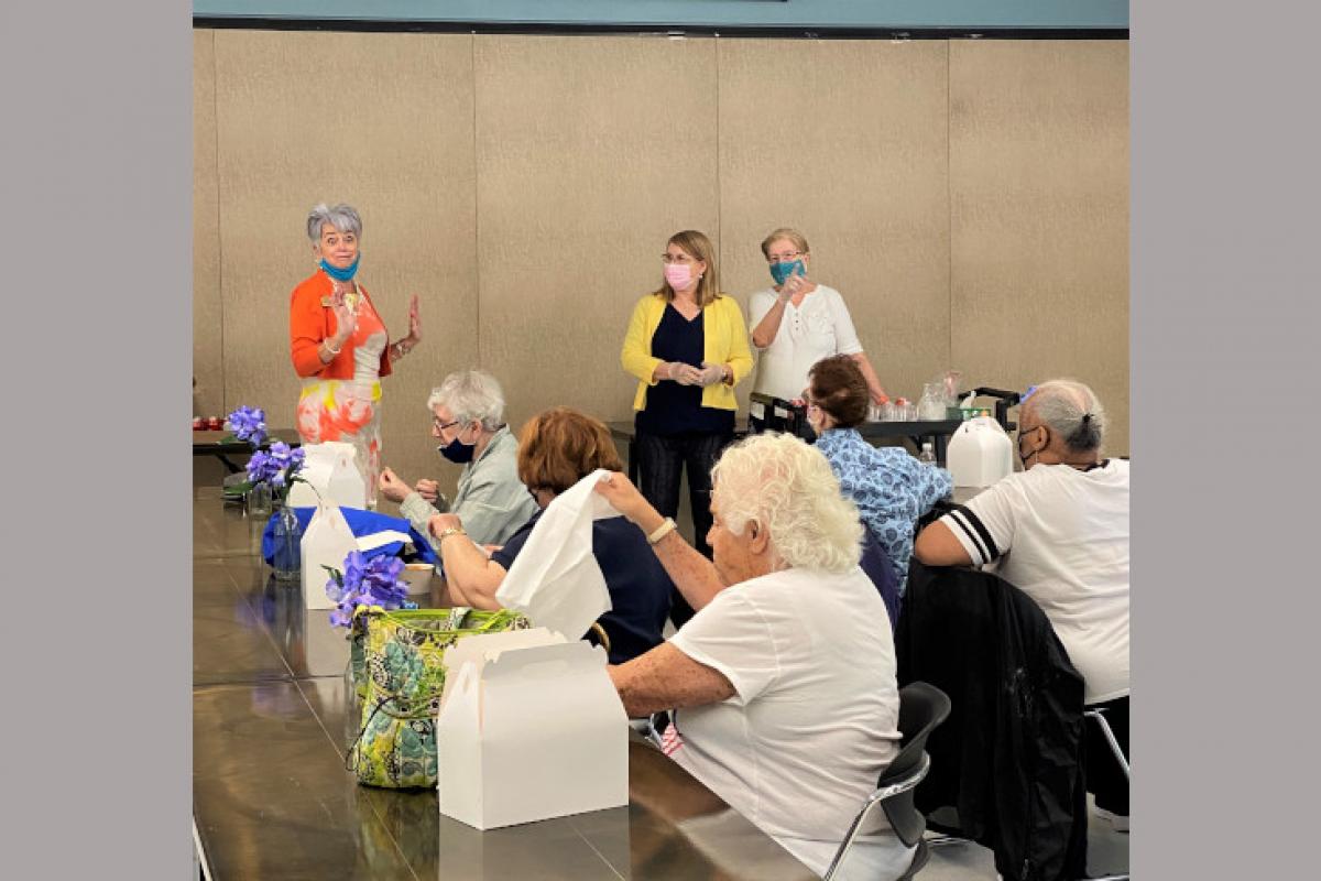 Staff Talking with Guests 1