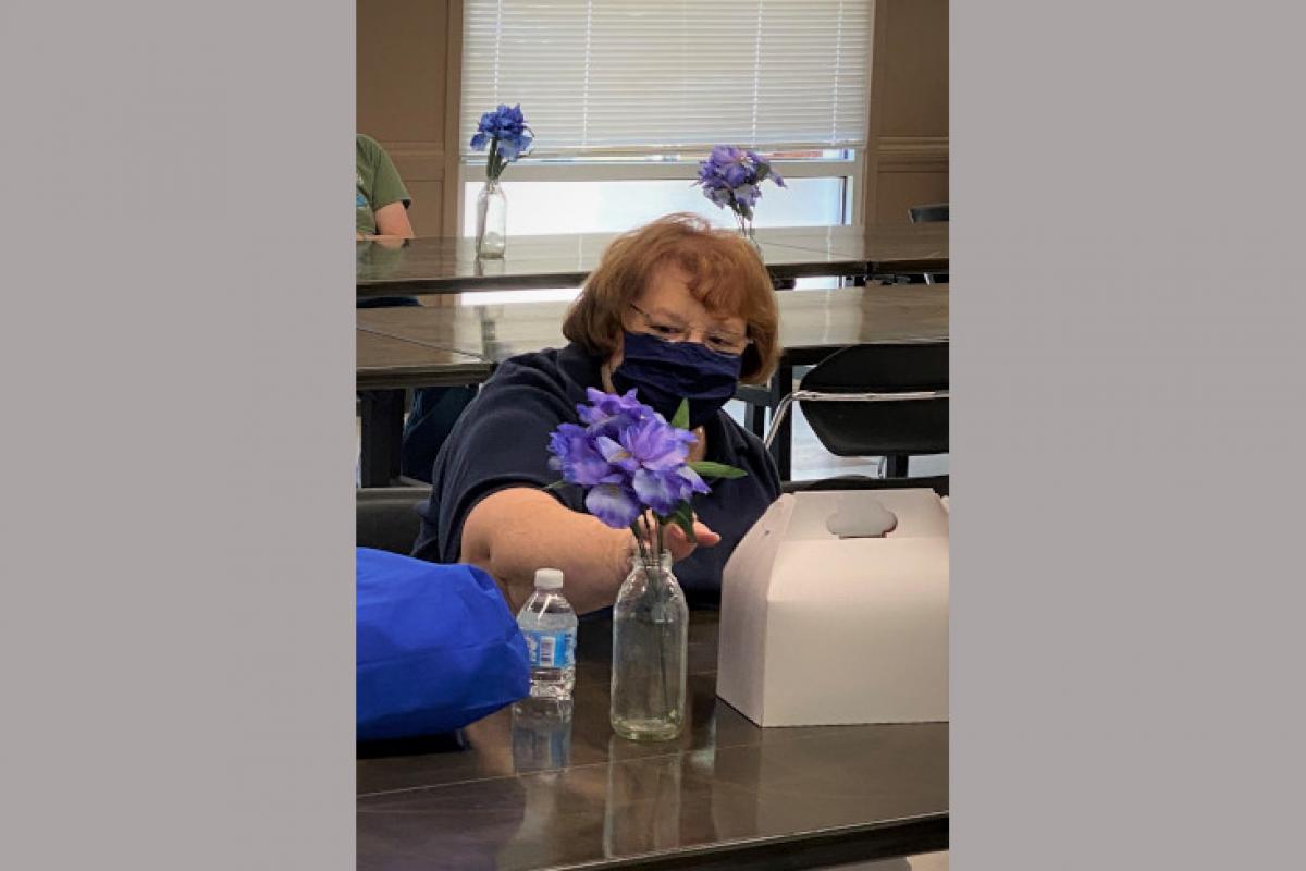 Guests at Socially Distanced Luncheon 2