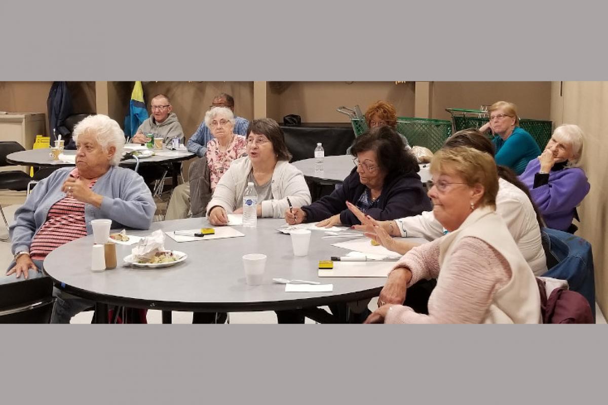 People Seated at Table 3