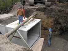 Workers at Construction Zone