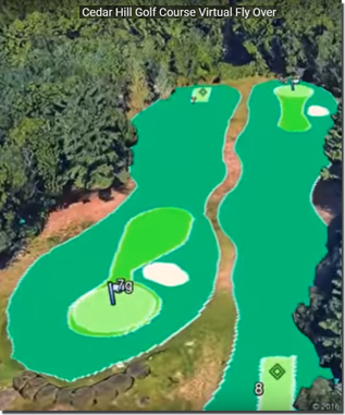 Cedar Hill Golf Course Virtual Fly Over Video