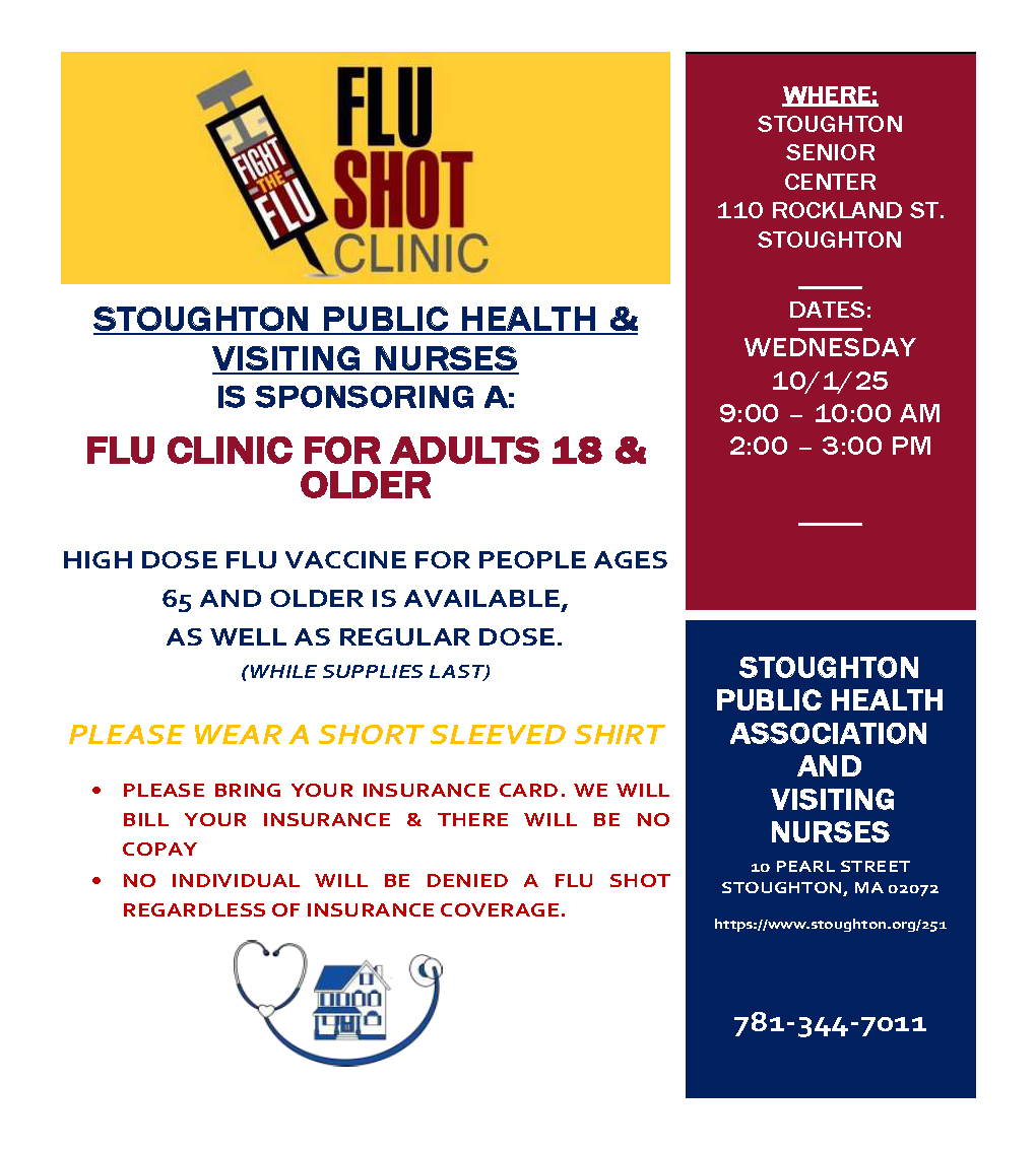 Flu clinic flyer 2025