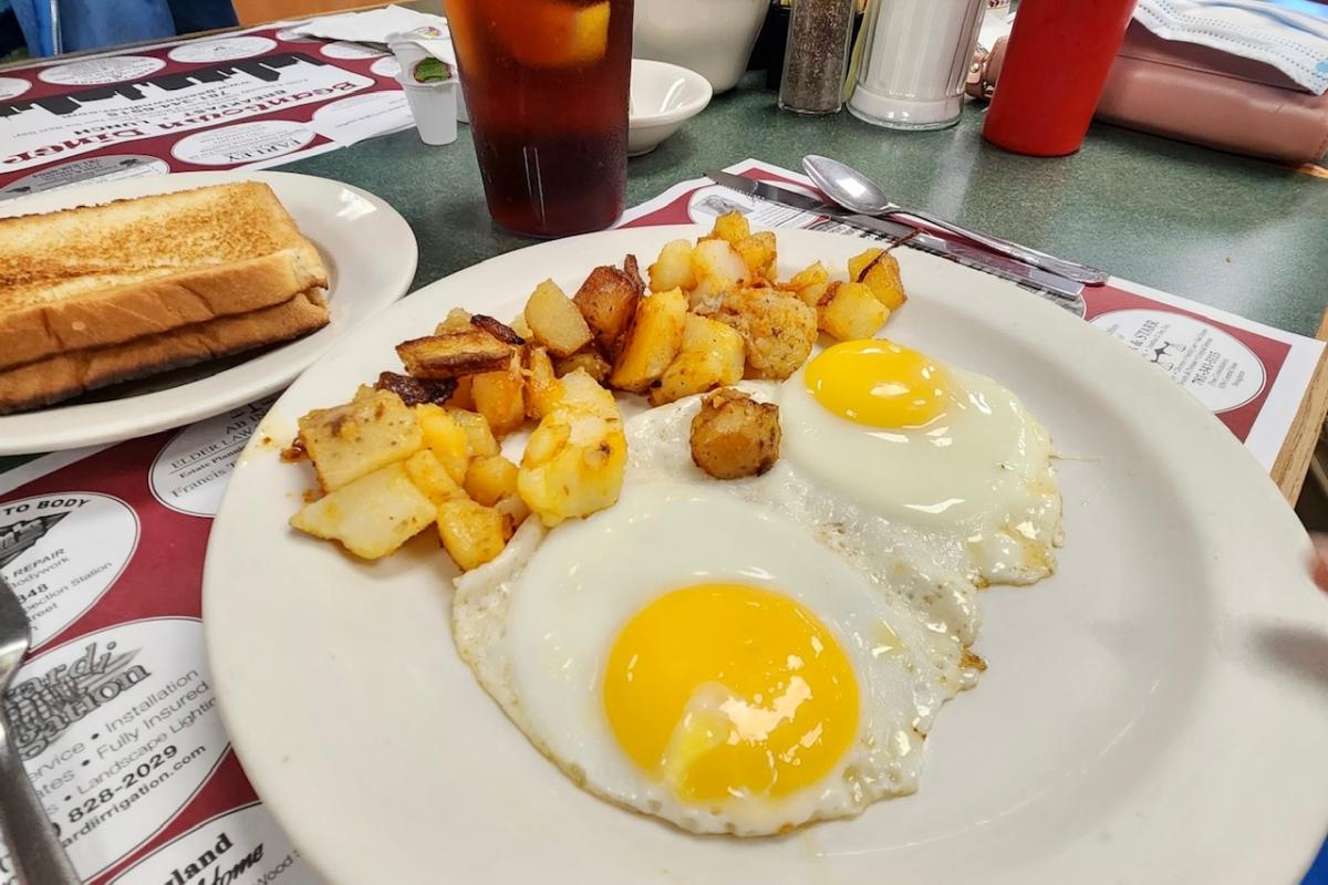 Plate of Breakfast Food