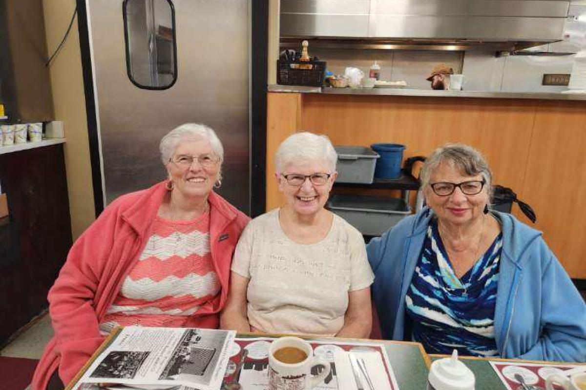 Seniors Enjoying Breakfast at a Diner 1