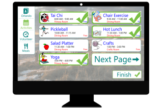 My Senior Center Touch Screen