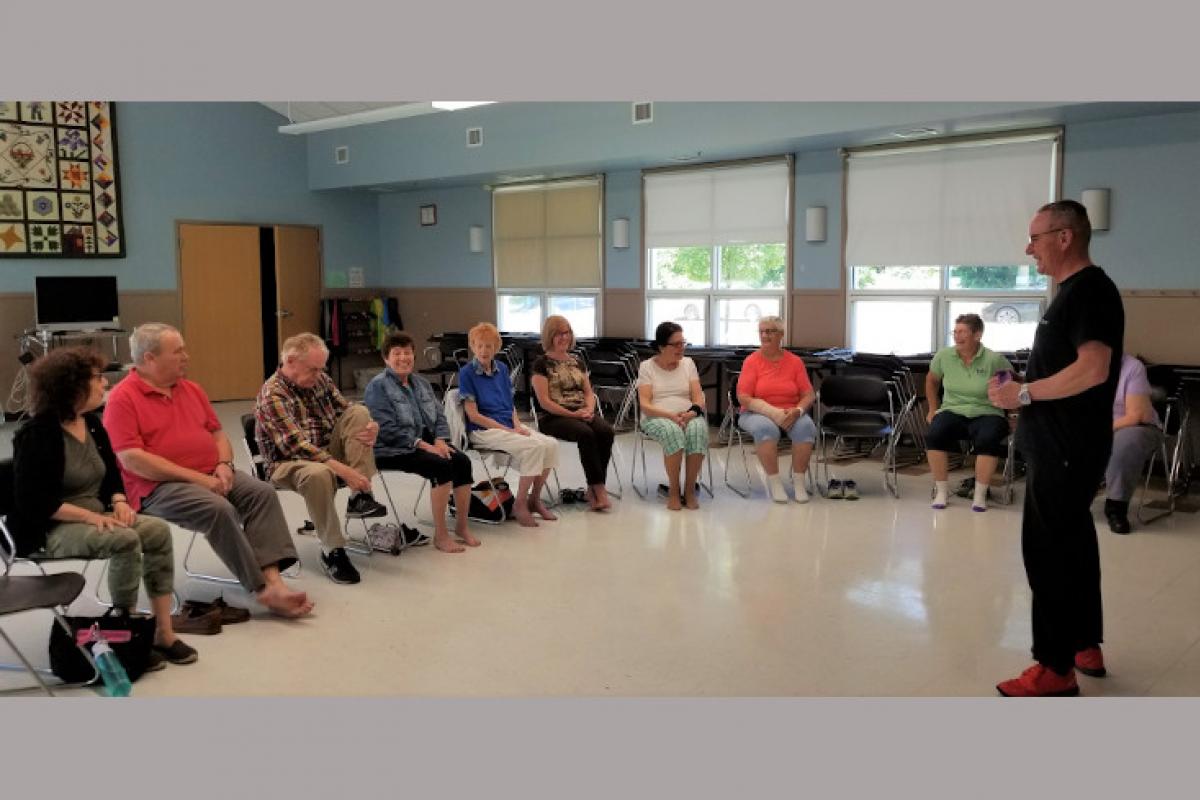 Seniors at Balance Class