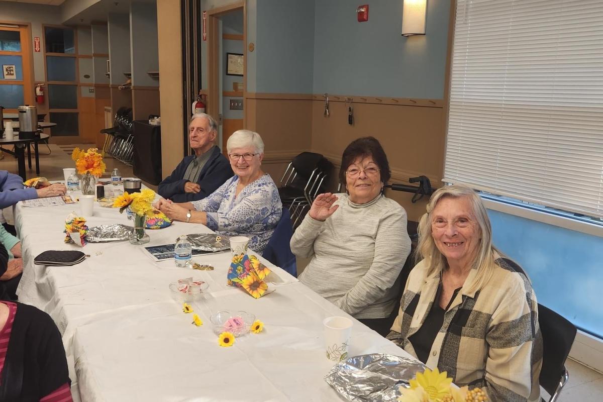 Table of Supper Series Attendees