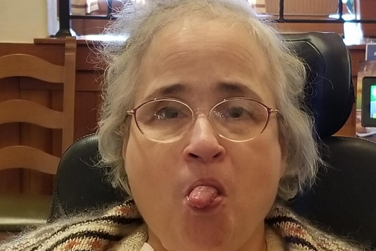 Woman Sticking Her Tongue Out