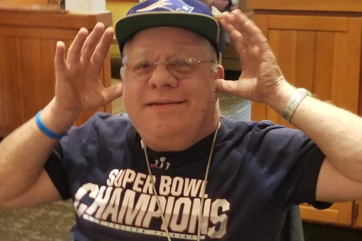 Man Making Funny Face for Photo