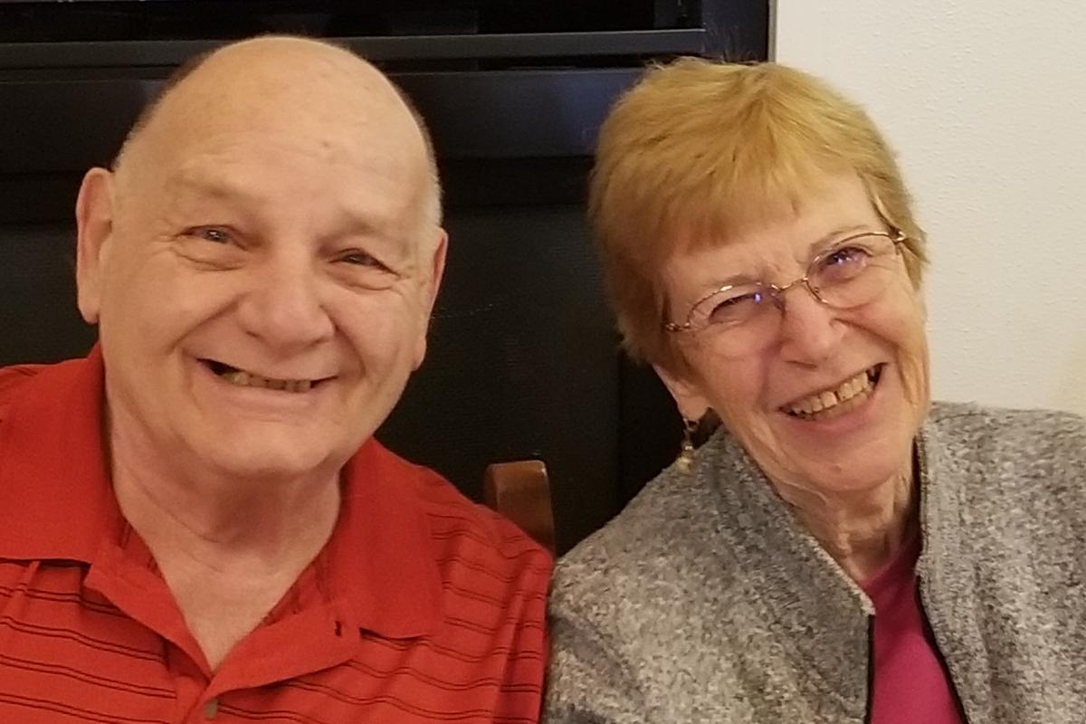 Couple Photo at Olive Garden