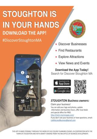 Discover Stoughton in Your Hands App