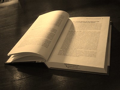 Image of an open book.